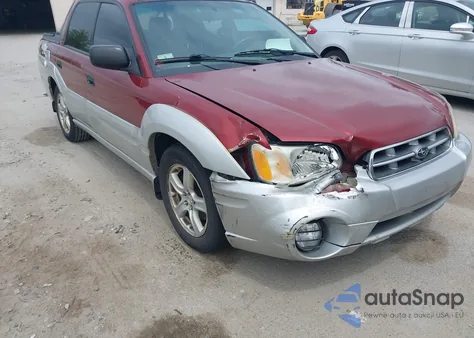 2003 Subaru Baja Sport из США, поврежденный, VIN 4S4BT62C837113082